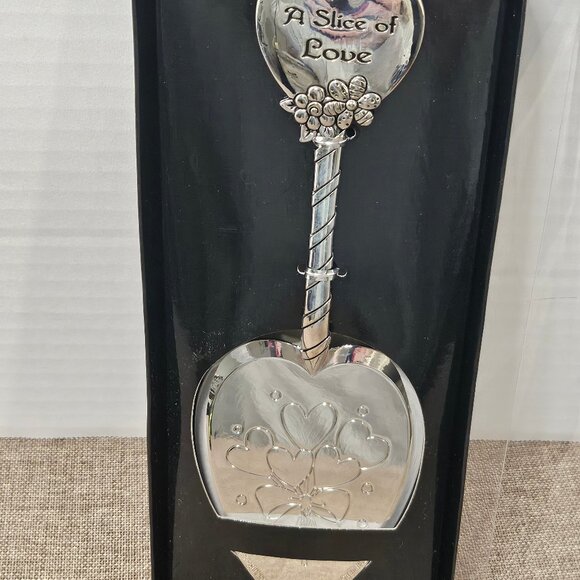 Ganz Heart Cake Server "A Slice of Love" New In Box Heart Shaped Cake Server - Picture 9 of 10